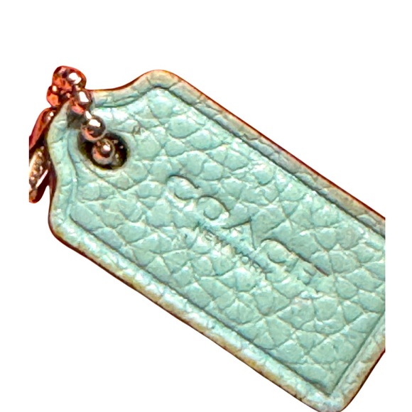 Auth Coach 🍭🍭Aqua Hang Tag - Picture 2 of 3